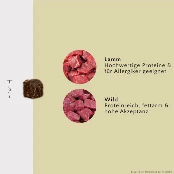 FAVLY Petfood PURE Bites Lamm 360 G 6 FAVLY Petfood PURE Bites Lamm 360 G – Bild 4