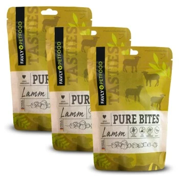 FAVLY Petfood PURE Bites Lamm 360 G 3 FAVLY Petfood PURE Bites Lamm 360 G