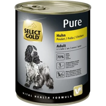 SELECT GOLD Pure Adult Huhn 6x800 G 3 SELECT GOLD Pure Adult Huhn 6x800 G