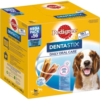 Pedigree Zahnpflege Dentastix Multipack Für Mittelgroße Hunde 56 Stück 3 Pedigree Zahnpflege Dentastix Multipack Für Mittelgroße Hunde 56 Stück