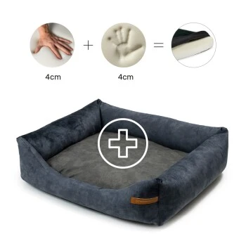 Rexproduct Otto Orthopädisches Hundebett Graphit S-XL Khaki S 3 Rexproduct Otto Orthopädisches Hundebett Graphit S-XL Khaki S