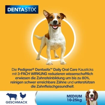 Pedigree Zahnpflege Dentastix Multipack Für Mittelgroße Hunde 56 Stück 4 Pedigree Zahnpflege Dentastix Multipack Für Mittelgroße Hunde 56 Stück – Bild 2