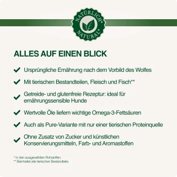 REAL NATURE WILDERNESS Wurst Adult 6x400g Best Beef - Rind Mit Amaranth & Karotte 4 REAL NATURE WILDERNESS Wurst Adult 6x400g Best Beef - Rind Mit Amaranth & Karotte – Bild 3